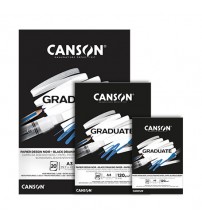 Canson Graduate 120 gr A4 20yp Siyah Çizim Defteri